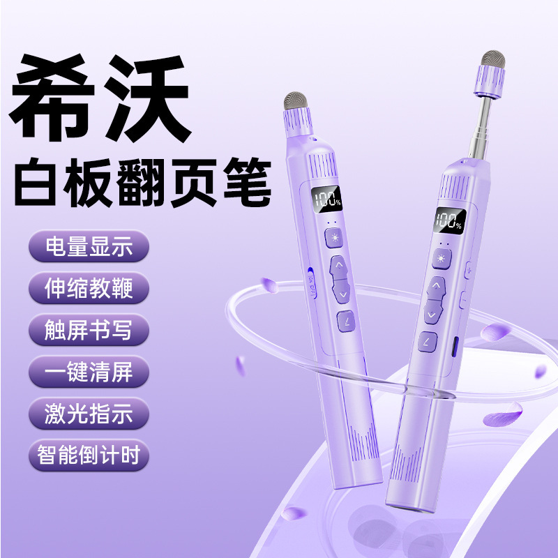 新款私模Q301多功能激光翻页笔支持多媒体可伸缩教鞭数显源头批发|undefined