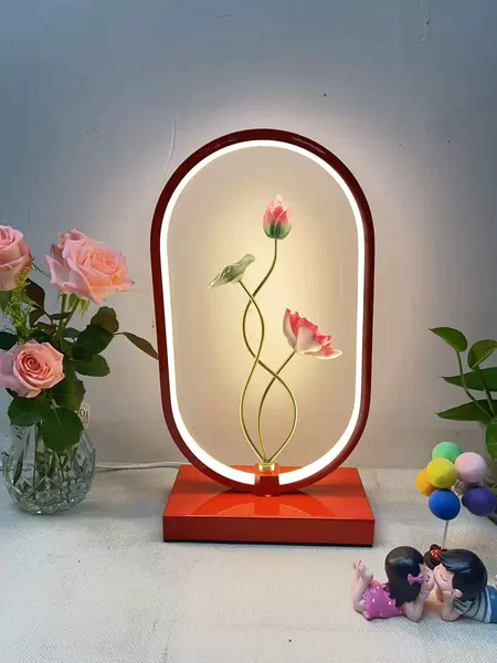 Red ellipse lotus