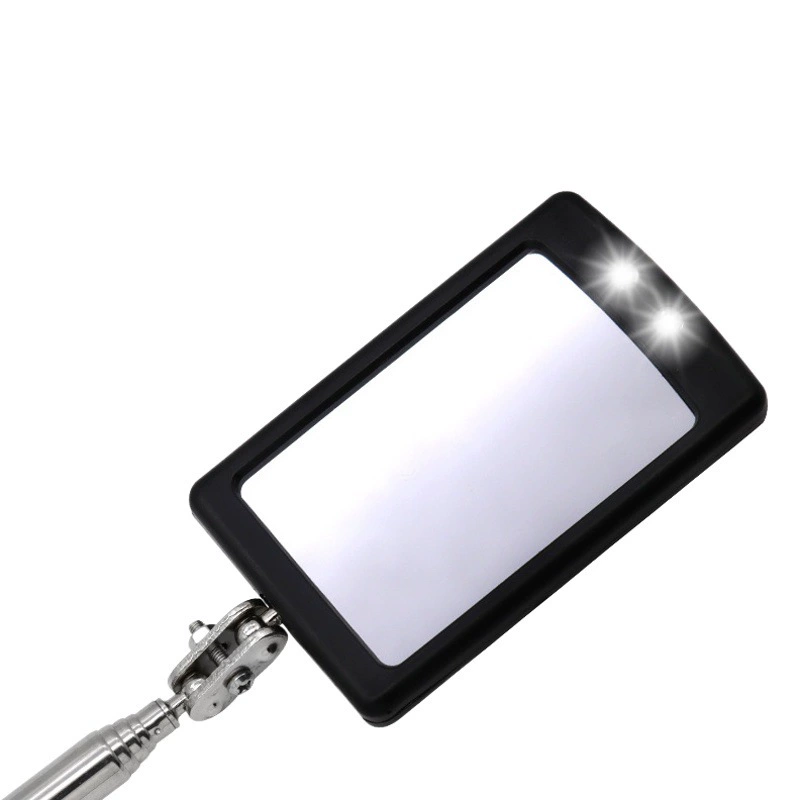 Портативное универсальное телескопическое зеркало для осмотра дниза отражатель шасси Телескопический со светодиодной подсветкой зеркало для осмотра дниза