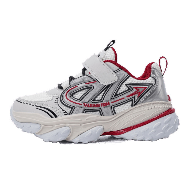 Tom Cat Boys Calzado deportivo Primavera y otoño Nuevo estilo Malla Transpirable Niños de mediana edad Suela suave Zapatos para correr antideslizantes para niños