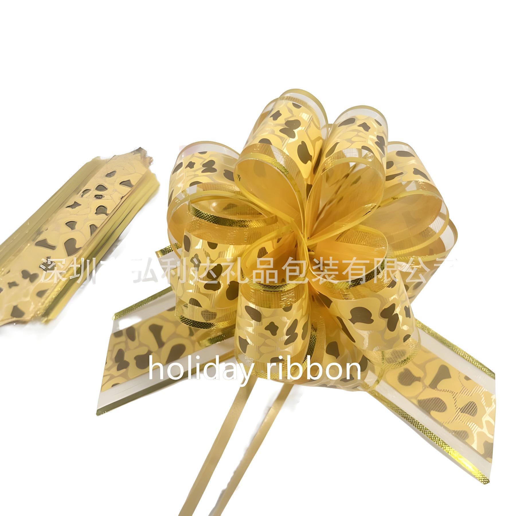 Materiales de embalaje de flores de impresión de flores PP grandes flores de bola arco de flores de mano venta caliente transfronteriza