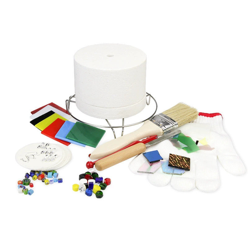 [Маленький набор печей из 14 штук] DIY ювелирные изделия из плавкого стекла Белый творческий микроволновая печь ювелирные изделия маленькая печь