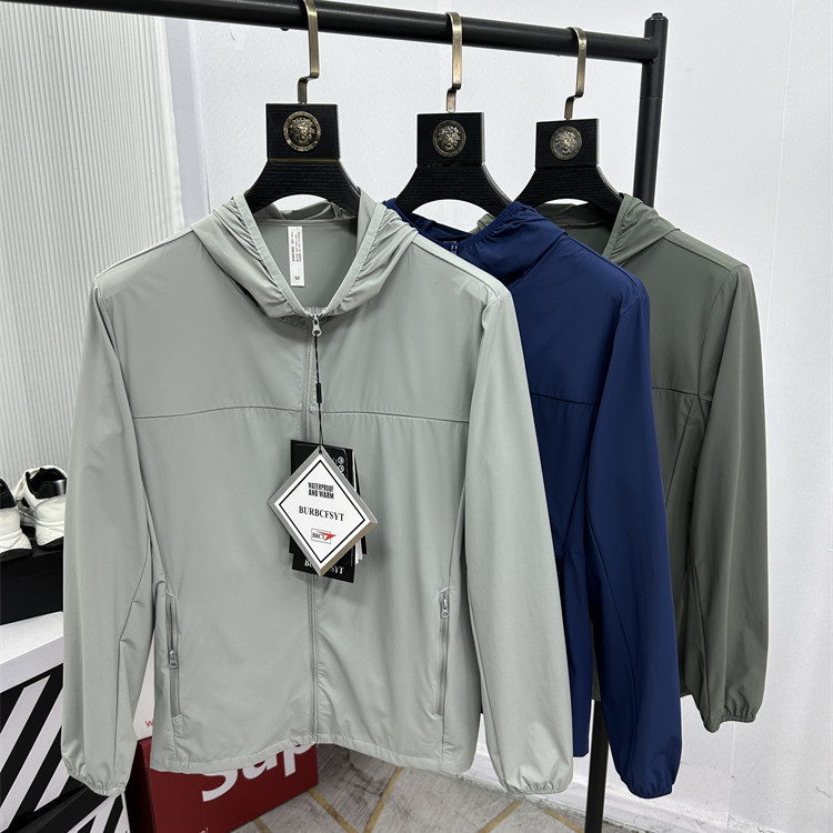 Cooling, skin-friendly, and breathable! New summer outdoor sports fishing skin jacket, quick-drying, hooded, sun-protective jacket for men