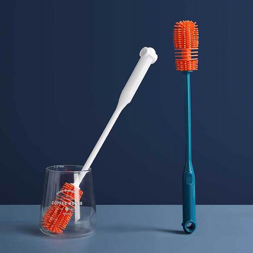 ZT 2088 cartoon long handle cleaning cup brush long handle thermos cup kettle brush washing cup bottle cleaning brush