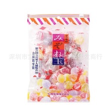 日本进口制果雪花什锦水果糖200g混合果味糖果喜糖大颗粒批发