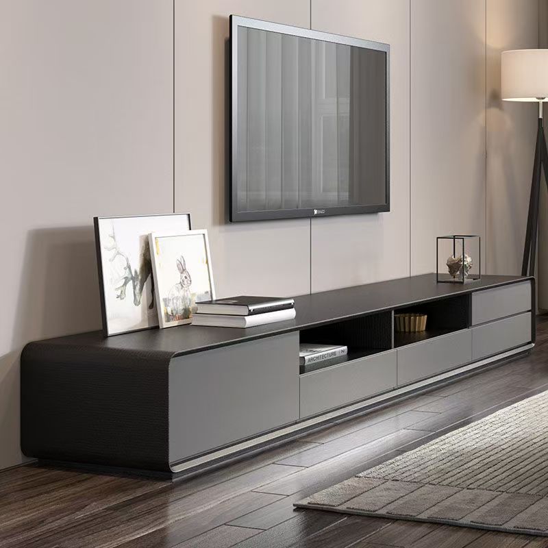 New Tv Cabinet Coffee Table Combination Small Apartment Light Luxury Living Room Home Floor-Standing Tv Cabinet Integrated Simple and Modern