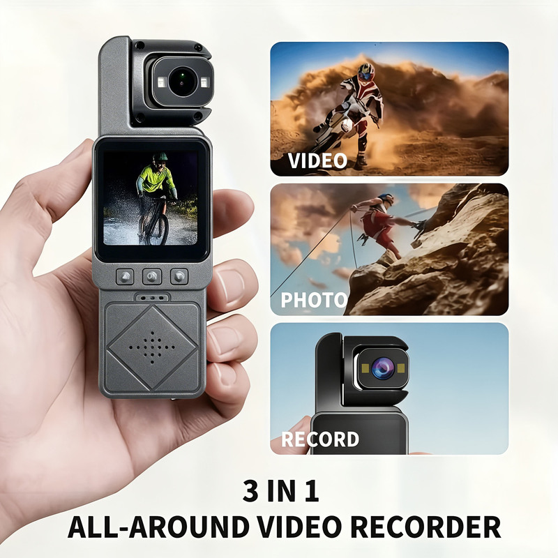 Portable Handheld HD DV Action Camera with Gimbal Stabilizer, Anti-Shake, WIFI, Outdoor Camera Portable Handheld HD DV Action Camera with Gimbal Stabilizer, Anti-Shake, WIFI, Outdoor Camera