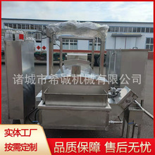 自动薄脆油炸机天津煎饼果子制作机器 薄脆油炸机 超薄面皮油炸线