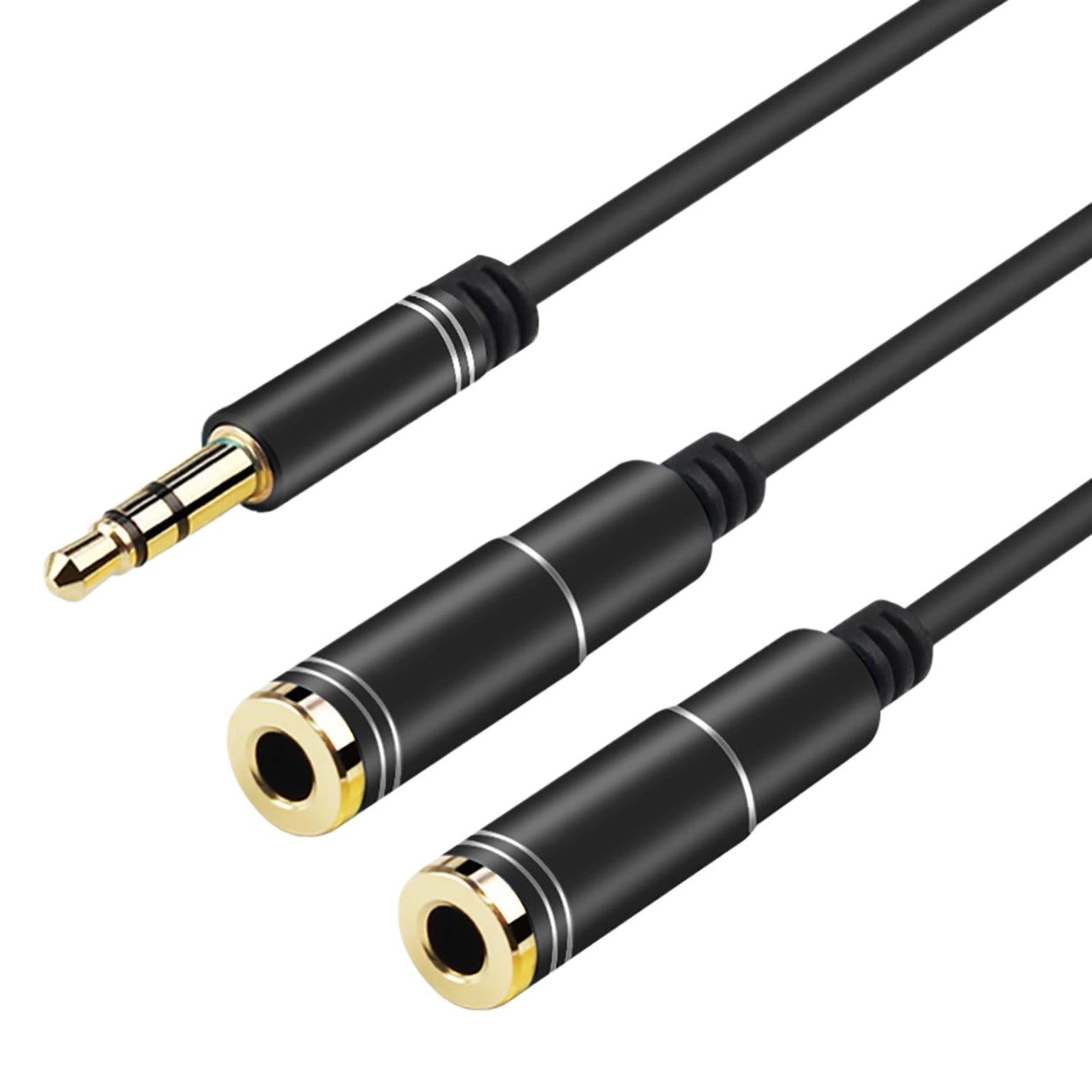 Оптовый адаптер линейного адаптера для одной-двух пар 3,5 аудио линейный разветвитель для одной-двух аудио линейных гарнитур