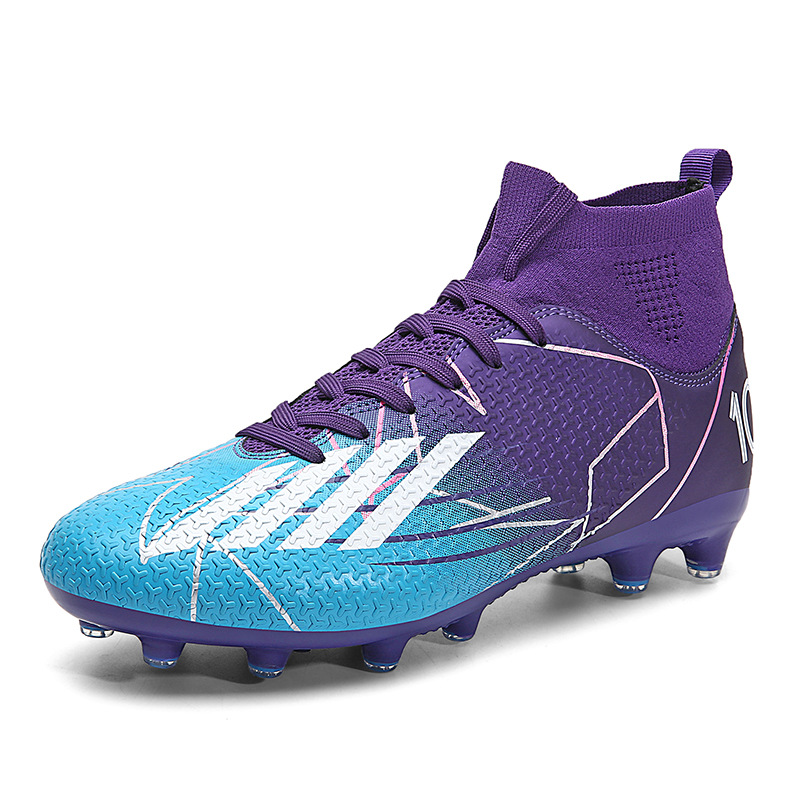 2024 nuevos zapatos de fútbol para hombres con clavos de lazos TF zapatos de entrenamiento de clavos largos zapatos de fútbol para adultos resistentes al desgaste