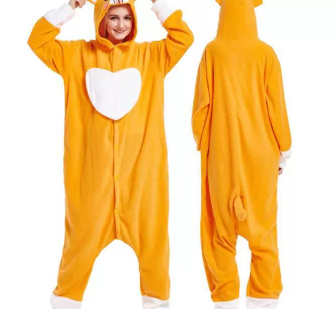 [Японская оригинальная версия Rilakkuma Kigurumi взрослый комбинезон пижама Мишка-падер]