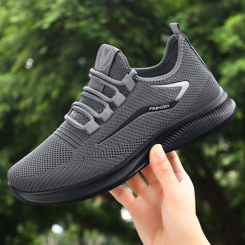 Sports Shoes for Men, Spring New Style, Casual Soft-Soled Shoes, Breathable and Non-Stinky Running Shoes, Cross-Border Wholesale Men's Shoes