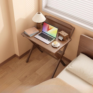 Computer Desk Solid Wood Table Small Apartment Folding Desk Home Folding Table Bedroom Small Apartment Bedside Desk Simple