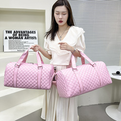 PU large-capacity crossbody shoulder bag with independent shoe position Internet celebrity fashionable casual sports waterproof fitness bag for men and women