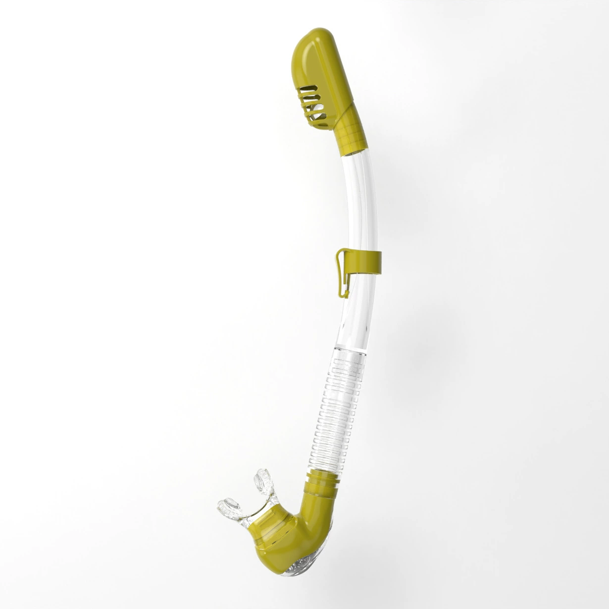 Respiratory straw for swimming, foldable soft silicone accessories