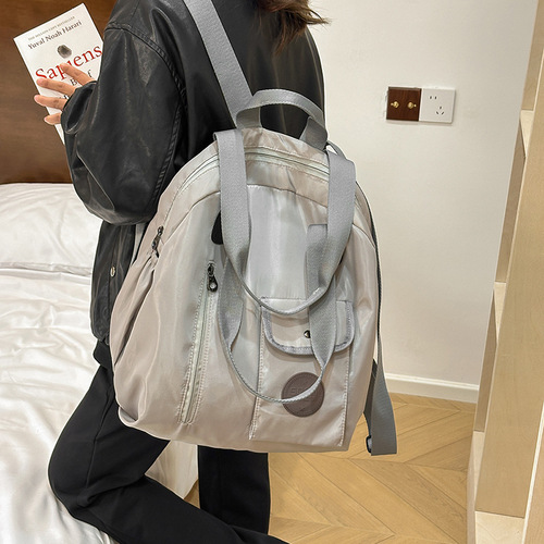 New American-style high-end minimalist versatile large-capacity Shuiying travel backpack, lightweight, single-shoulder crossbody hand-held bag