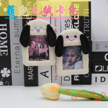 ins风卡通毛绒卡套少女爱豆小卡卡包追星钥匙扣书包挂件公交卡包