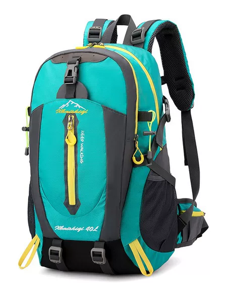 Outdoor Mountaineering Bag, Men's Hiking Sports Travel Backpack, Women's Travel School Bag, Waist Protection Large Capacity Backpack