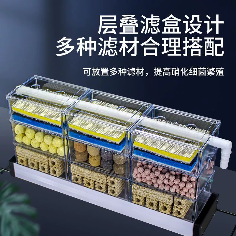 Система фильтрации аквариума капельная коробка над верхним фильтром циркуляционная система аквариумного типа коробка очистки воды аэрация верхняя трансграничная