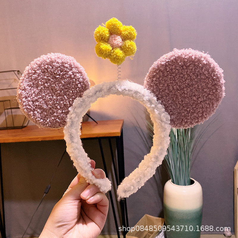 Mickey en polvo de pasta de frijoles