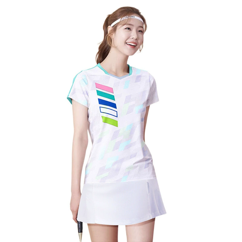 Summer uniform for badminton, quick dry set for training, with short sleeve