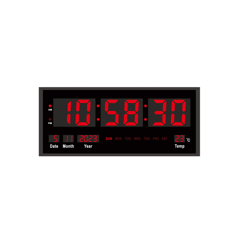 25inch 超大画面 LED 電子壁時計リビングルームハイエンドシンプルな装飾電子時計デジタル永久カレンダー|undefined