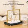 Factory direct selling elk cup raccies home tea glass racks, deer cup rack water cup rack gold color deer cup frame