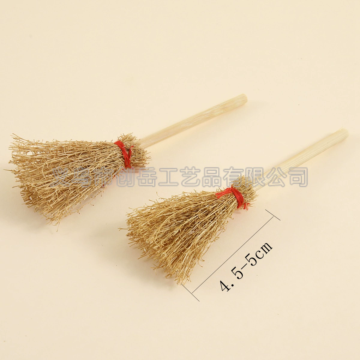 Small broom, toy, props with accessories, 10cm