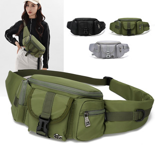 New Outdoor Travel Crossbody Bag Multifunctional Mountaineering Tactical Waist Bag Large Capacity Portable Storage Shoulder Bag for Men and Women