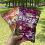 日本进口春日井进口水果汁软糖荔枝葡萄橡皮糖果休闲喜糖独立包装