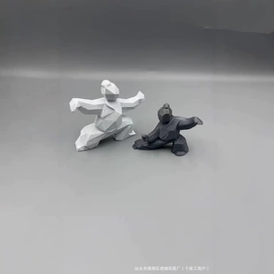 3D-фигурка в стиле тайцзи и ушу настольный декор