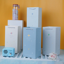 星空水杯袋纸袋保温杯手提袋生日送礼袋子奶茶包装袋精美纸袋现货