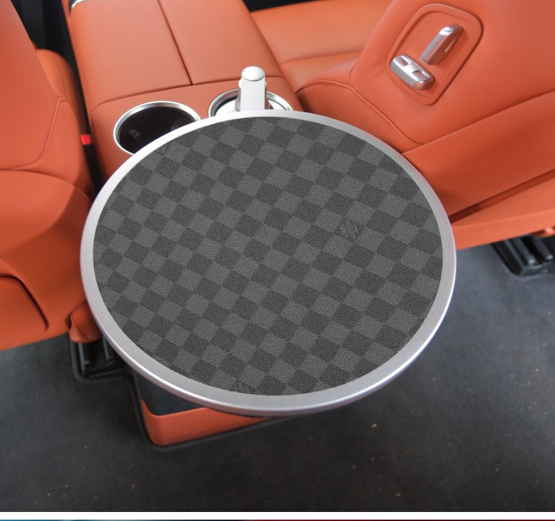Ideal Wenjie Weilai Xiaopeng Xiaomi Car-Mounted Suspended Small Table Universal Dinner Plate Small Round Table Tea Tray Office Rotation