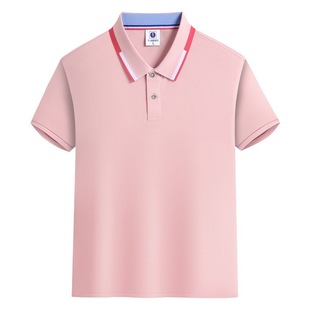 Children's Advertising Shirt Lapel T-Shirt Short-sleeved Polo Shirt Class Clothing Activity Cultural Shirt Garden Clothing Fixed Printed Embroidered logo