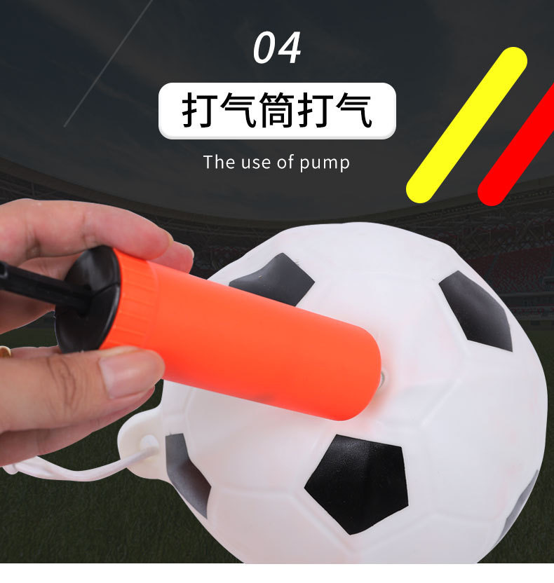 Base de entrenamiento de fútbol para niños transfronterizos con juguetes de pelota entrenador de fútbol interior y exterior con juguetes de pelota de rebote de línea