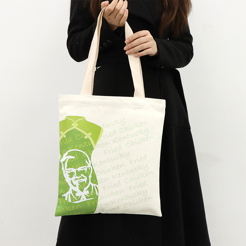 定制帆布袋批发数码印购物手提包包印刷logoins手提包手拎收纳