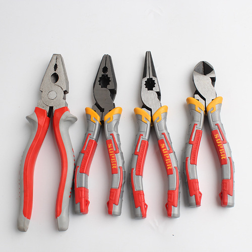Hardware tools wholesale eight-inch vise household pliers pointed nose pliers oblique nose wire pliers oblique nose pliers wire pliers