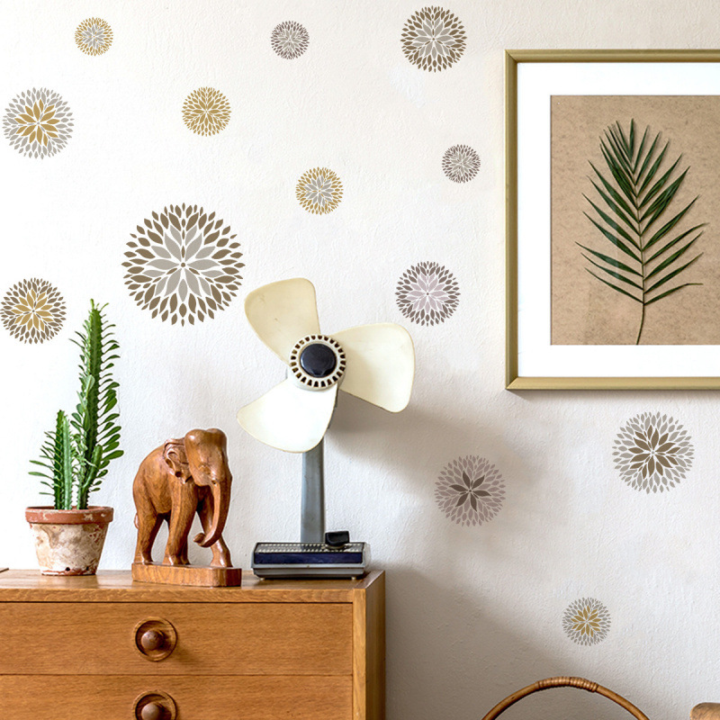 新款ACC36108创意卡通蒲公英墙贴儿童房间客厅墙面装饰贴纸自粘