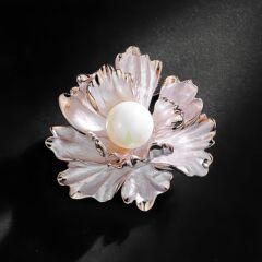 中国風の富貴な牡丹の花の大きいブローチの女性のコートのチャイナドレスの胸の花のピンのカーディガンのコートのピンは肩のボタンを掛けます。