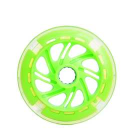 电商直供透明轮100mm闪光静音水晶轮 滑板车轮童车辅助轮发光脚轮