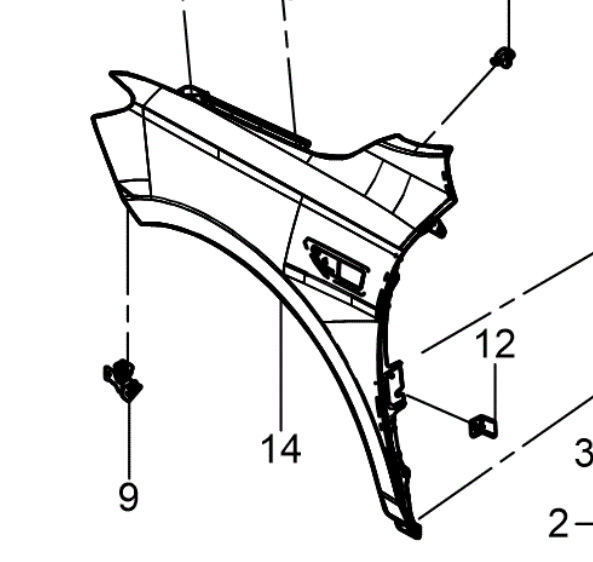 Seal 05 DM-i left and right fenders