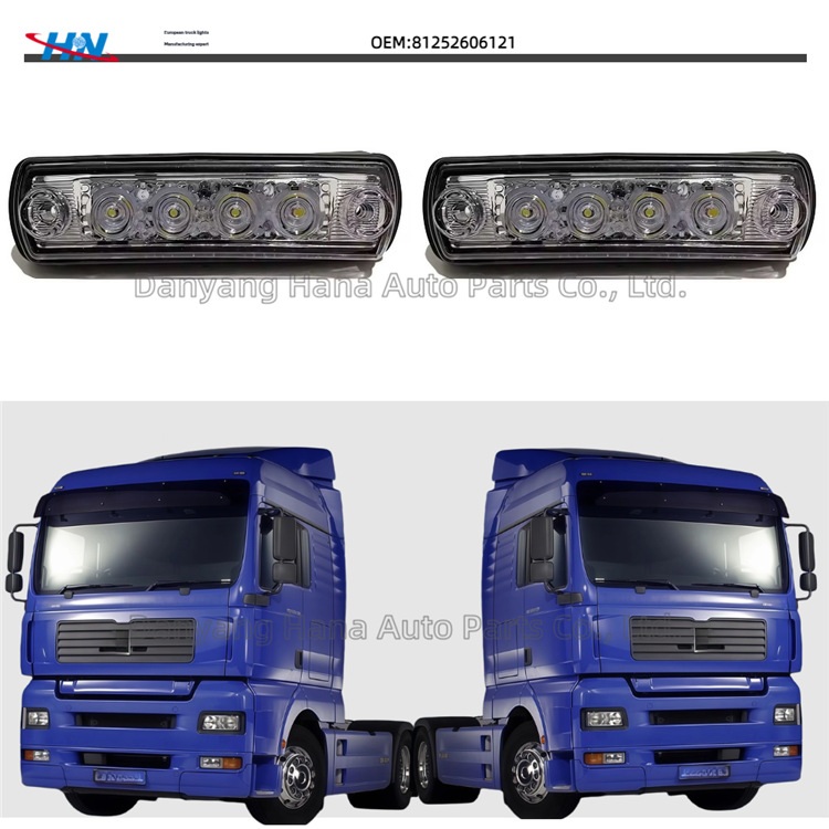 Lámpara de parasol LED 81252606121 Adecuado para luces de alto rendimiento de automóviles Manka, luces de señal ámbar, luces pequeñas