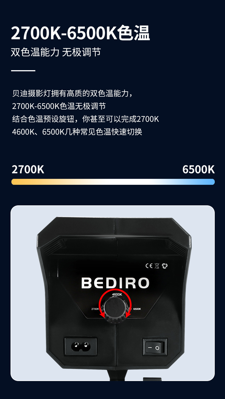 新款柔光摄影补光灯 LED柔光美颜灯室内拍照摄影棚专业补光直播灯