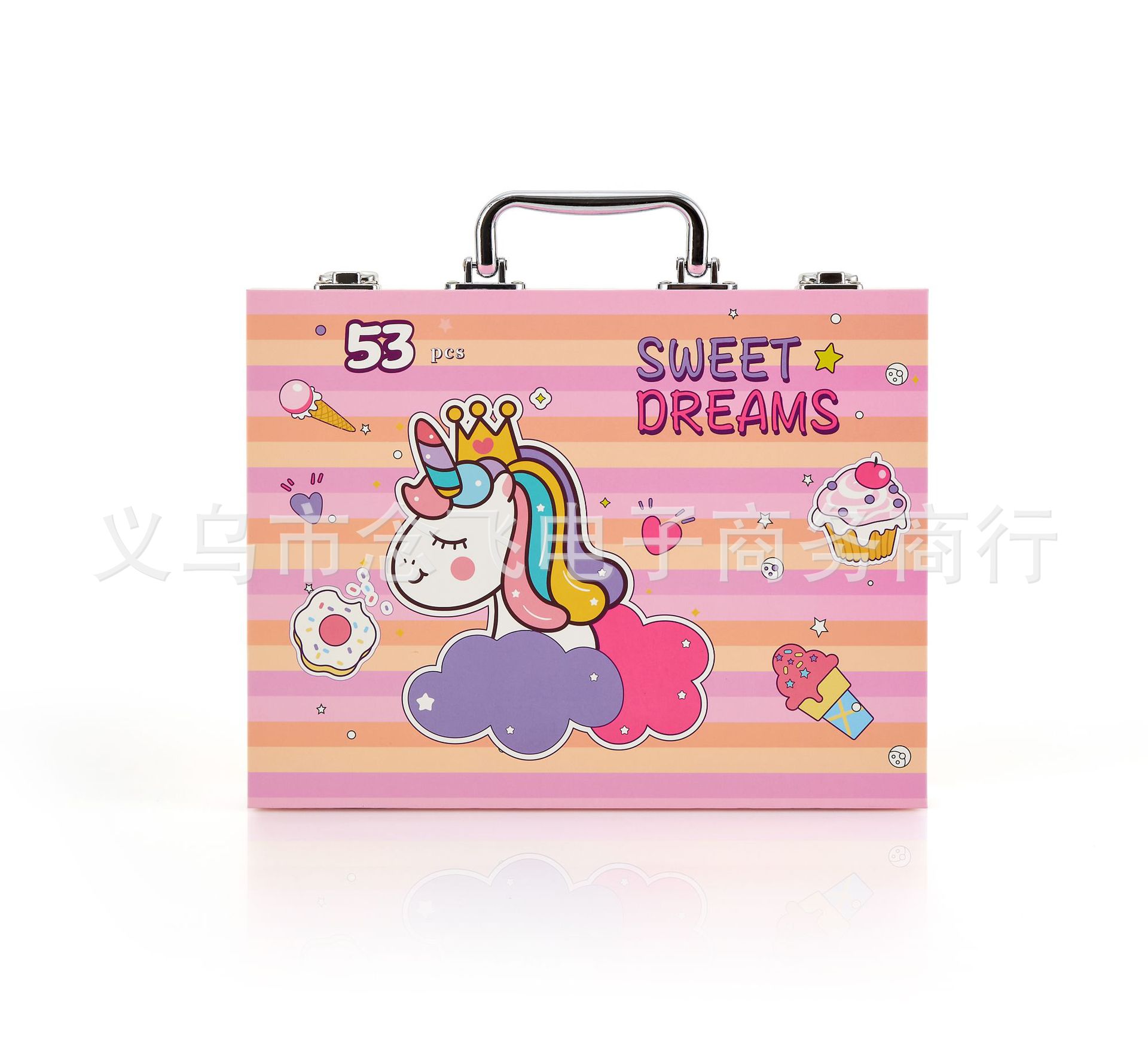 53 Piezas marca pluma traje de regalo de los niños pintura color lápiz crayón pincel papelería acuarela pluma traje