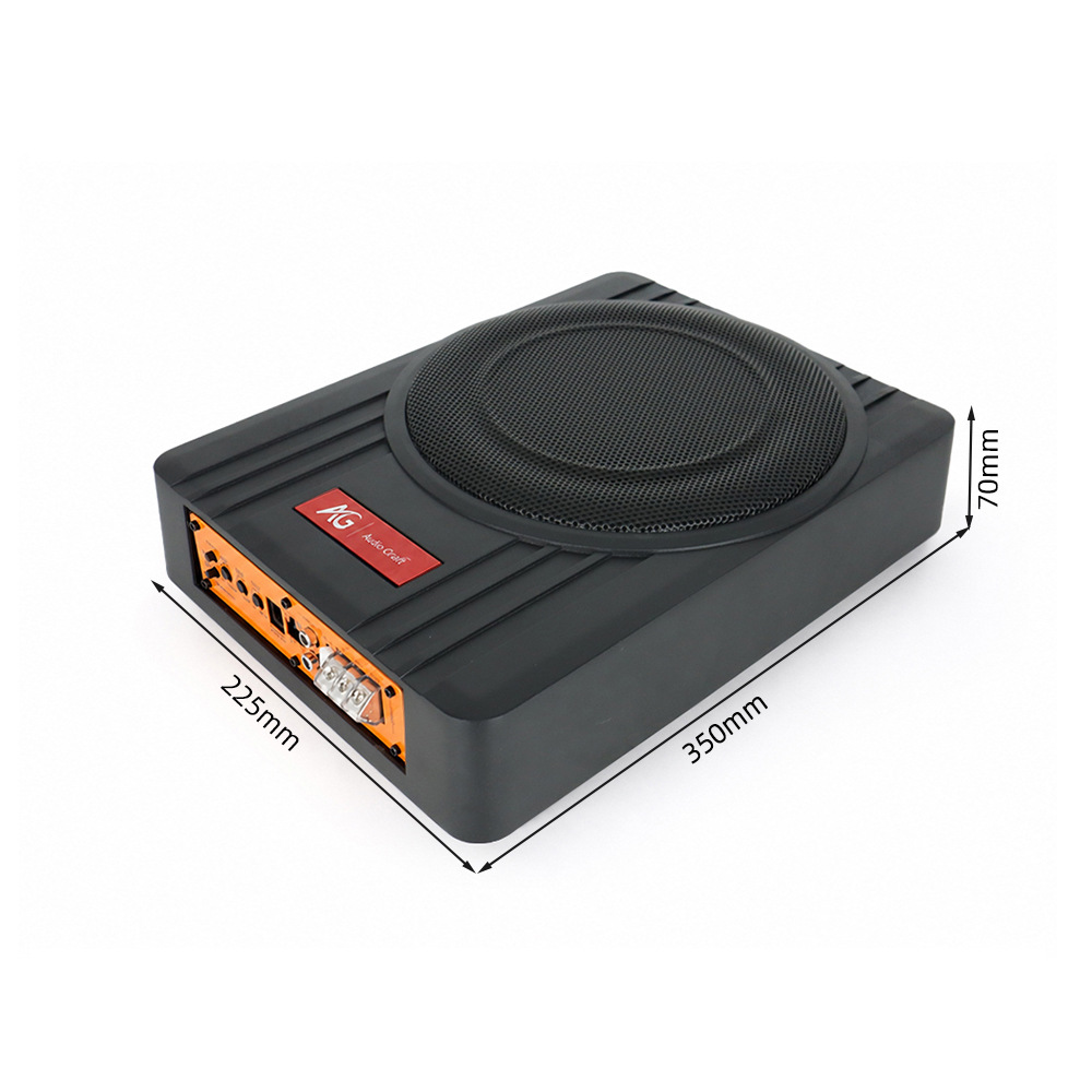 Heavy Bass Car Modified Audio System 10inch Aluminum Alloy Ultra-Thin Subwoofer 12V Car Mini Subwoofer Speaker Box