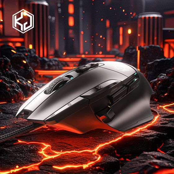 Brand cross-border supply manufacturers wholesale 10-key macro programming breathing light backlit electric competition chicken game mouse explosions
