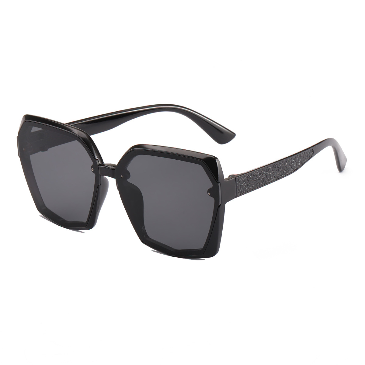 Pieza gris marco negro