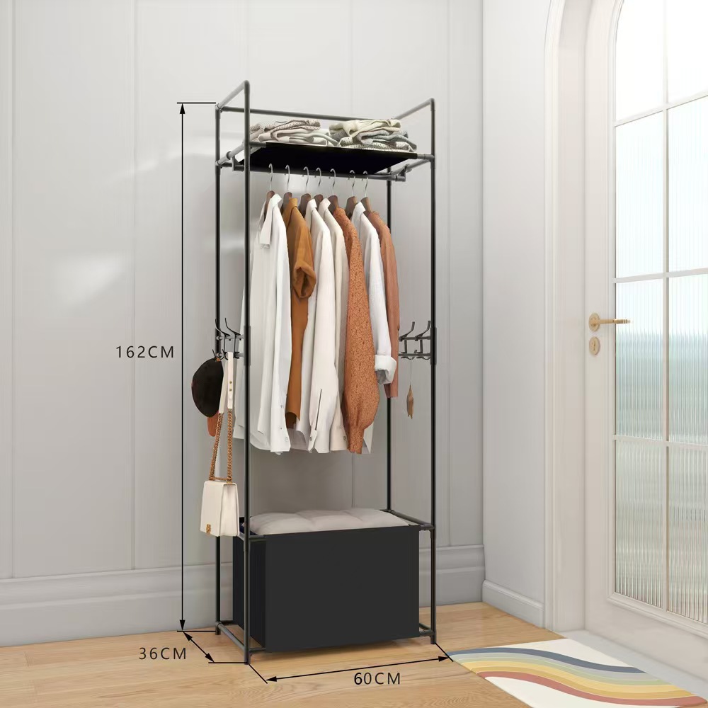 percha de ropa simple percha de ropa multifuncional percha de ropa móvil de almacenamiento percha de ropa percha de piso percha de ropa percha de almacenamiento percha de ropa percha