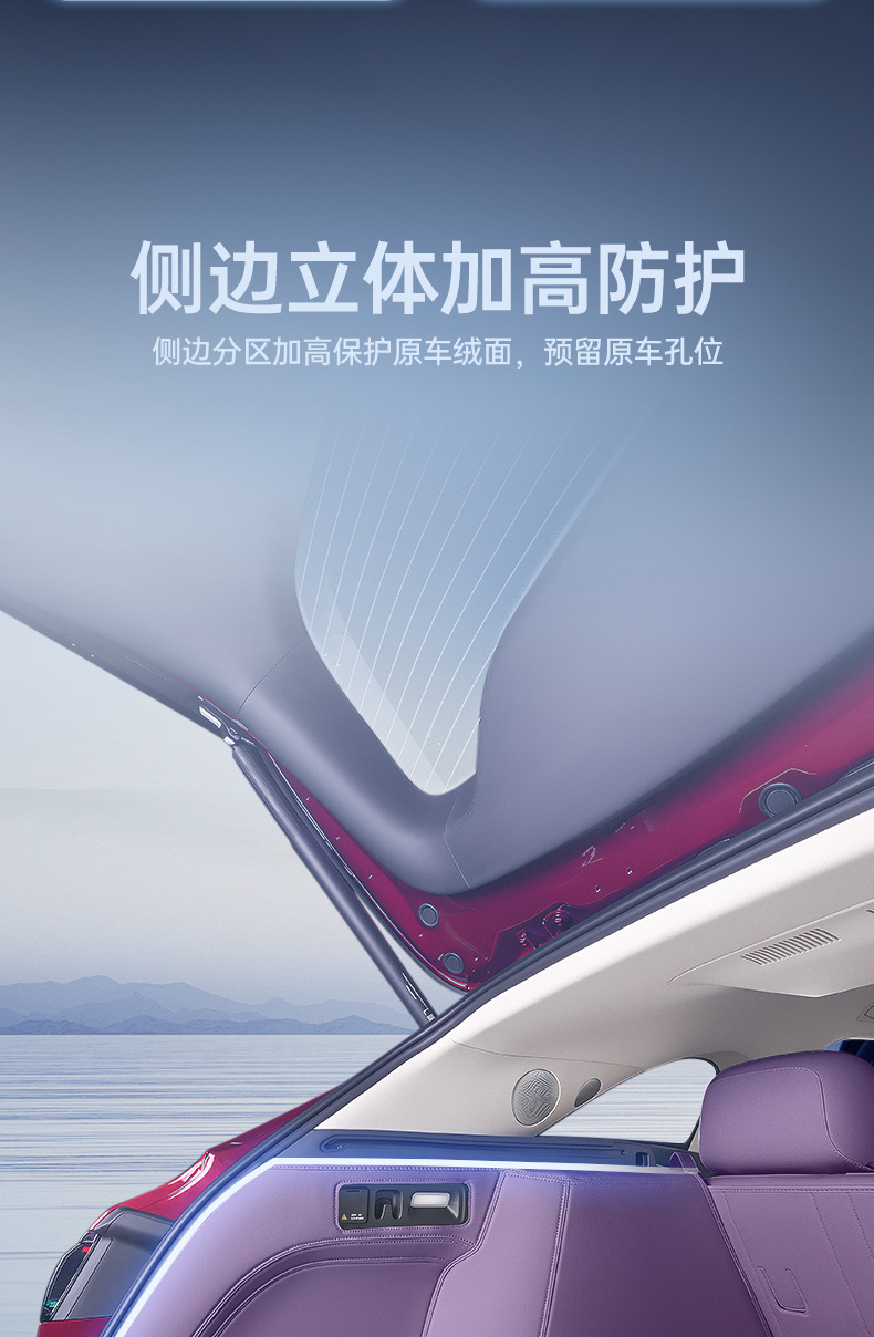 Suitable for the Shangjie Z7T, full-coverage trunk mat, specialized interior accessories for the Shangjie Z7T, modified trunk mat