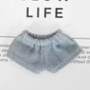 4th generation plain plate light blue jeans